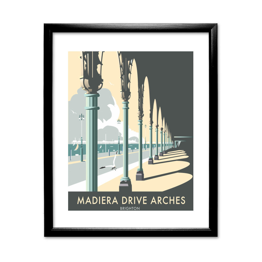 Madiera Drive Arches, Brighton - Art Print