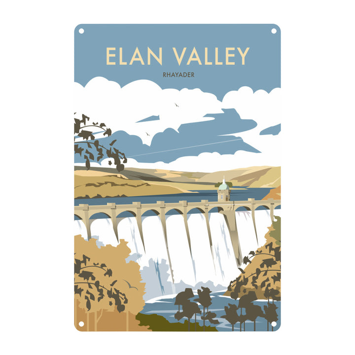 Elan Valley, Rhayader Metal Sign