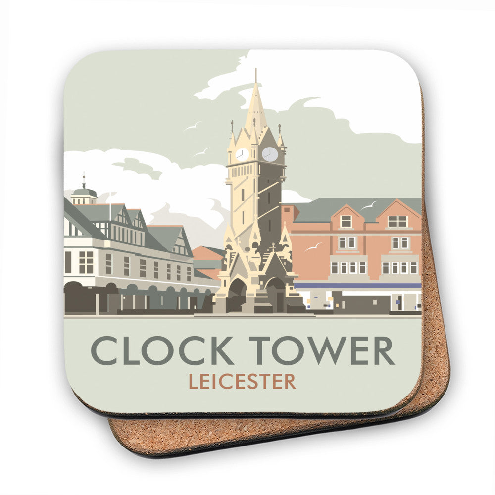 Clock Tower, Leicester MDF Coaster