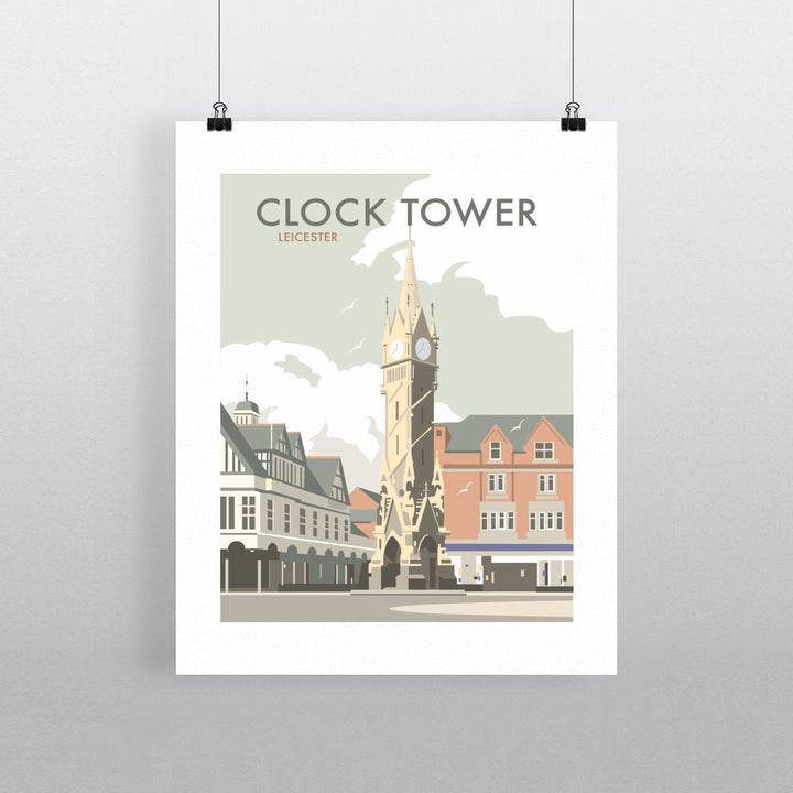 Clock Tower, Leicester 90x120cm Fine Art Print