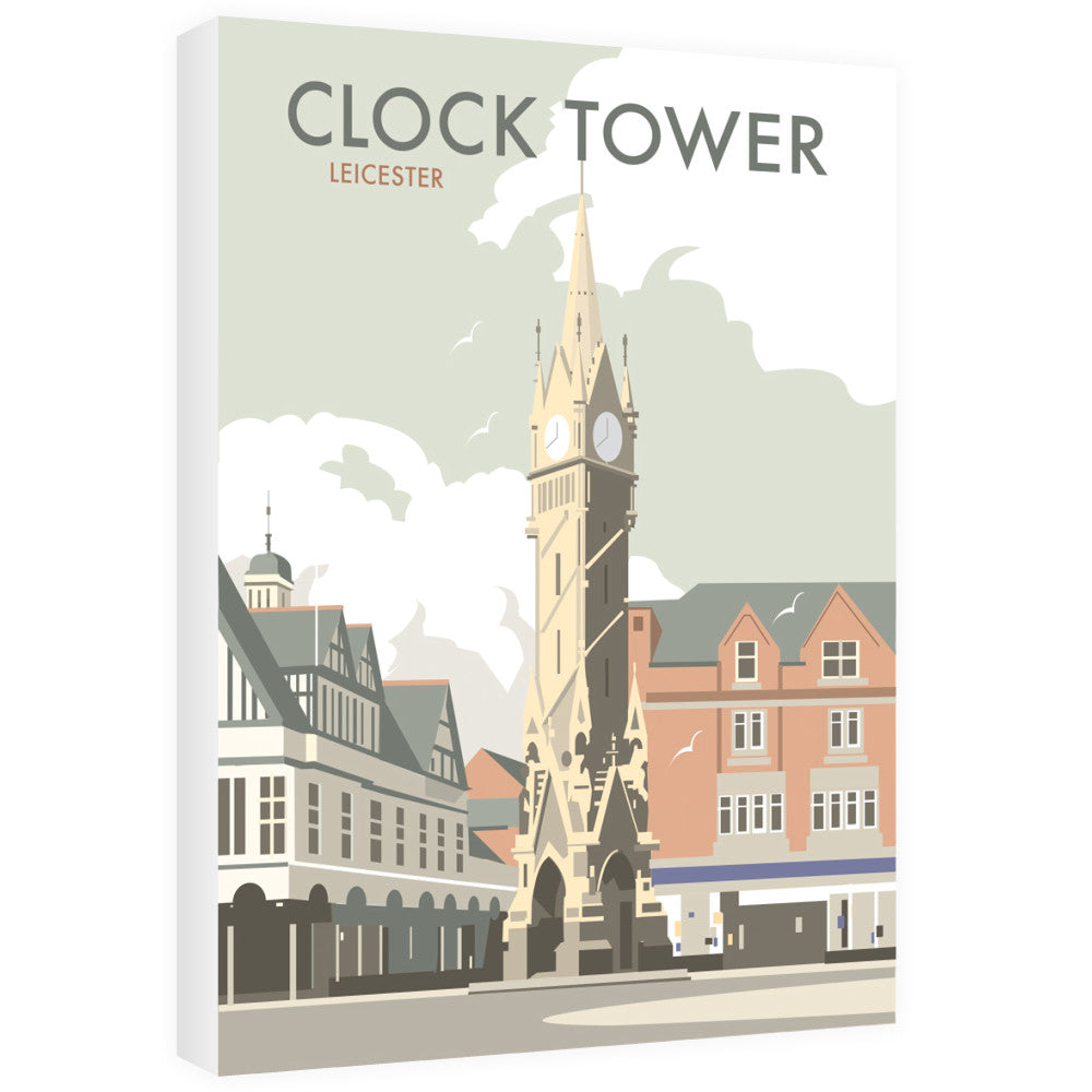 Clock Tower, Leicester 40cm x 60cm Canvas