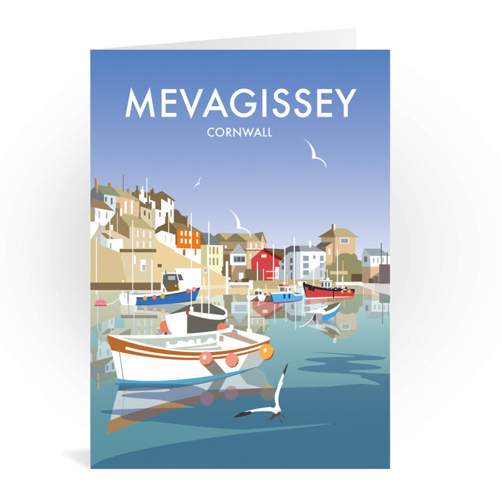 Mevagissey, Cornwall Greeting Card 7x5
