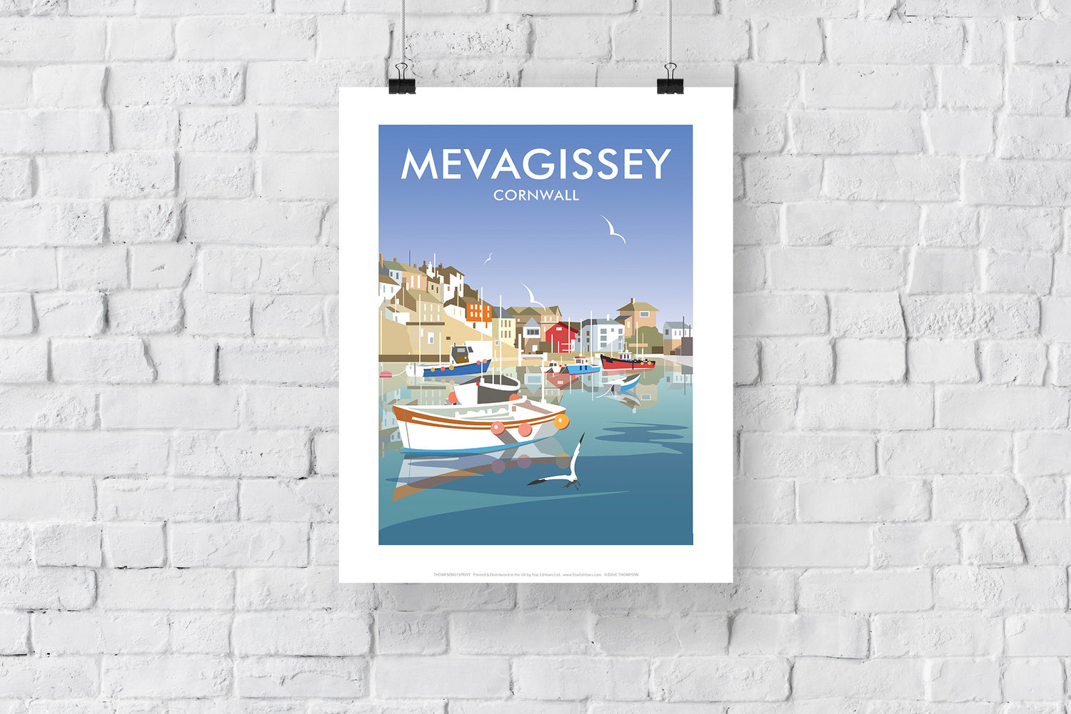 Mevagissey, Cornwall - Art Print