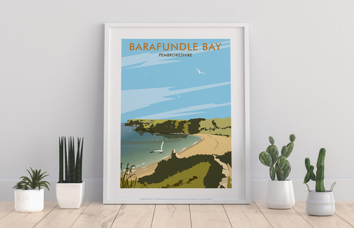 Barafundle Bay, Pembrokeshire - Art Print