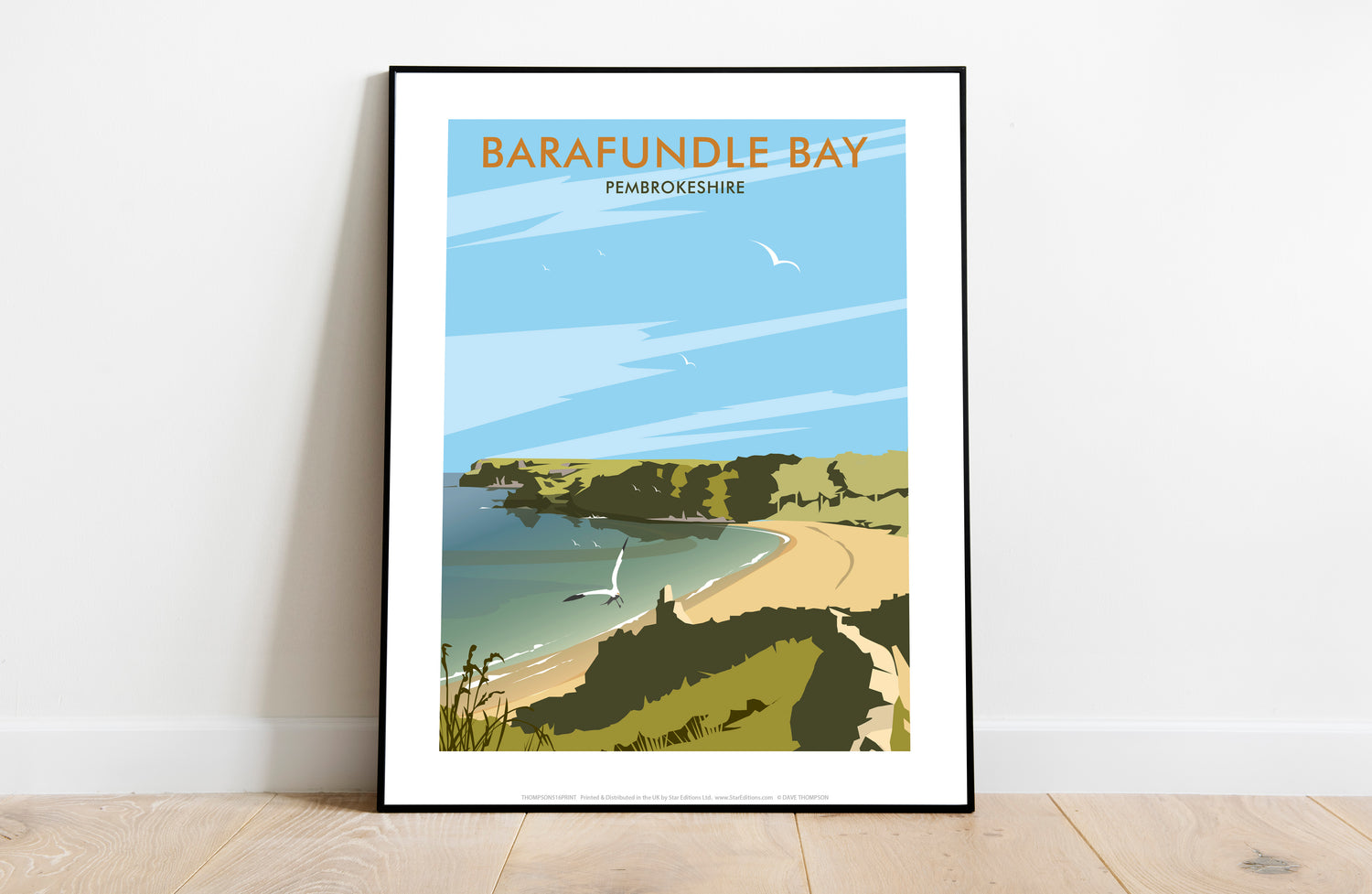 Barafundle Bay, Pembrokeshire - Art Print