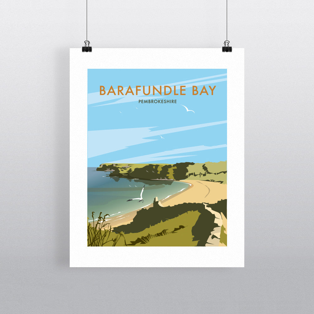 Barafundle Bay, Pembrokeshire - Art Print