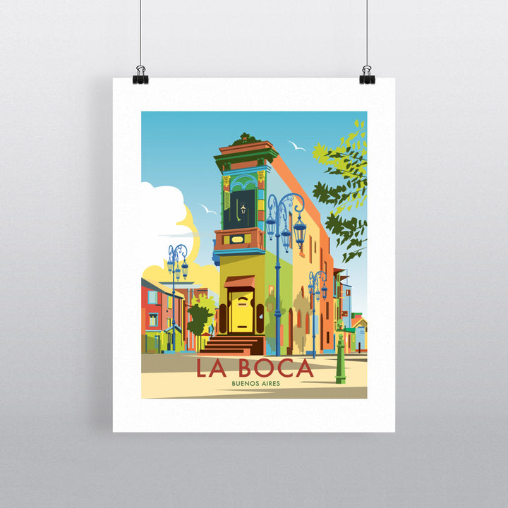 La Boca, Buenos Aires 90x120cm Fine Art Print