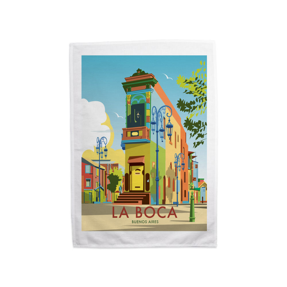 La Boca, Buenos Aires Tea Towel