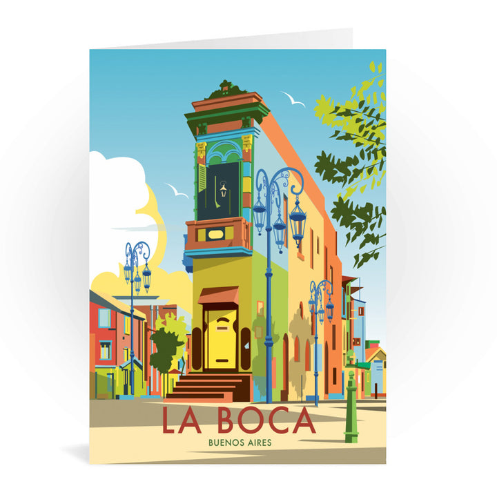 La Boca, Buenos Aires Greeting Card 7x5