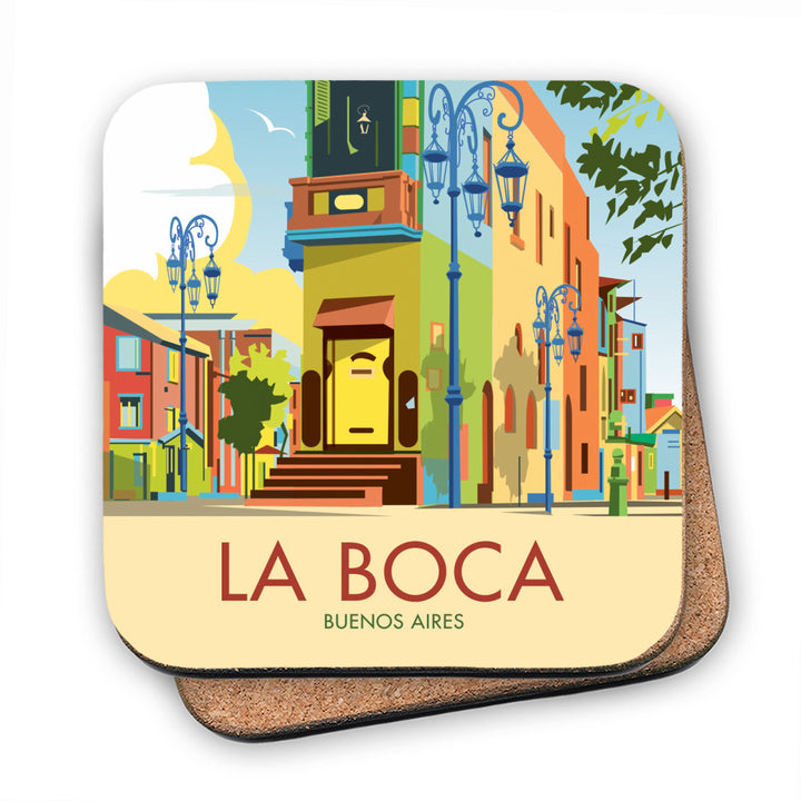 La Boca, Buenos Aires MDF Coaster