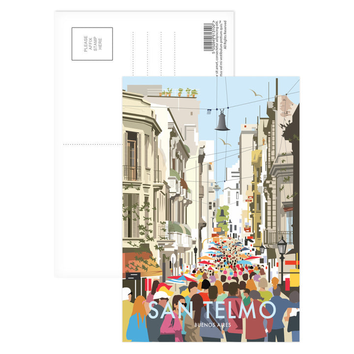 San Telmo, Buenos Aires Postcard Pack