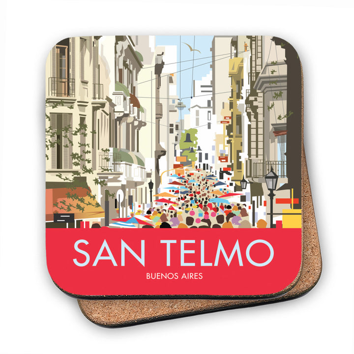 San Telmo, Buenos Aires MDF Coaster