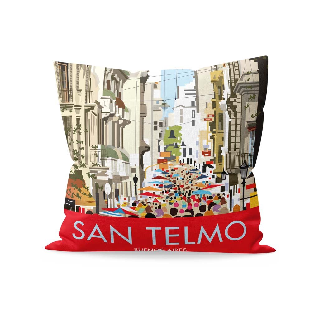 San Telmo, Buenos Aires Fibre Filled Cushion
