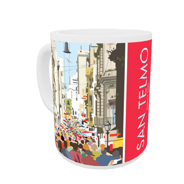 San Telmo, Buenos Aires Coloured Insert Mug