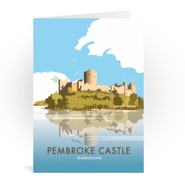 Pembroke Castle, Pembrokeshire, Greeting Card 7x5