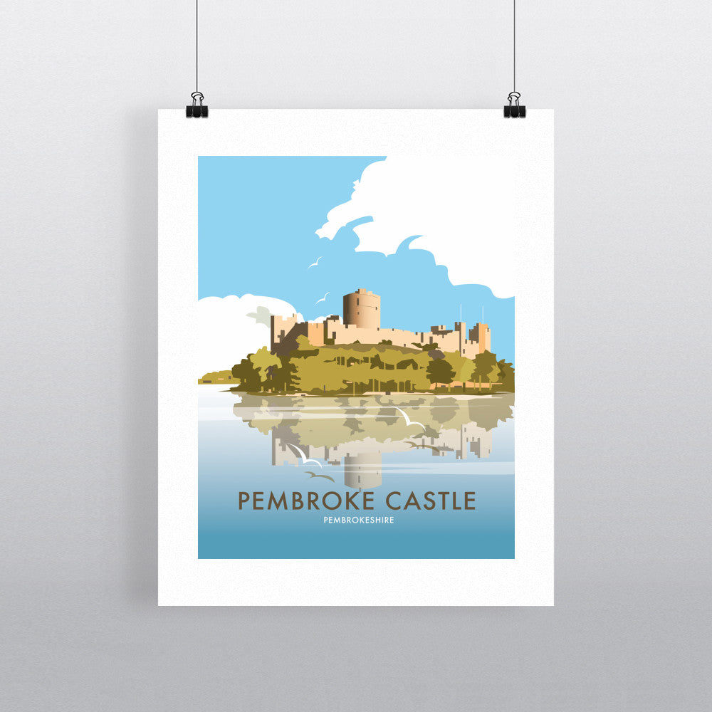 Pembroke Castle, Pembrokeshire, 90x120cm Fine Art Print
