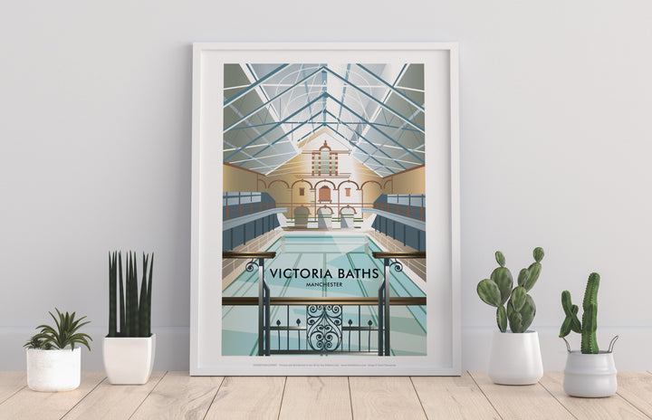 Victoria Baths, Manchester - Art Print