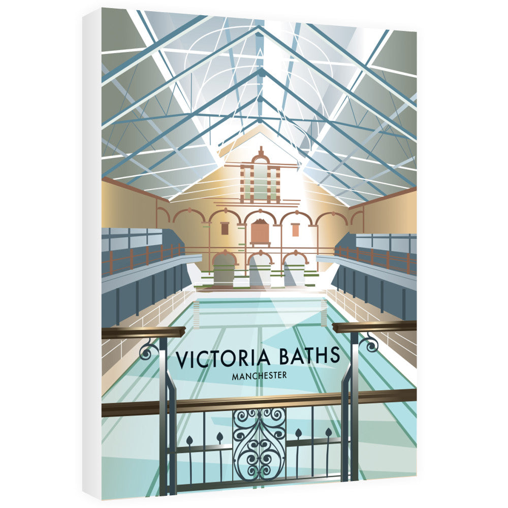 Victoria Baths, Manchester 40cm x 60cm Canvas