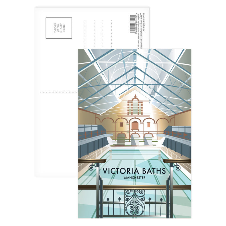 Victoria Baths, Manchester Postcard Pack