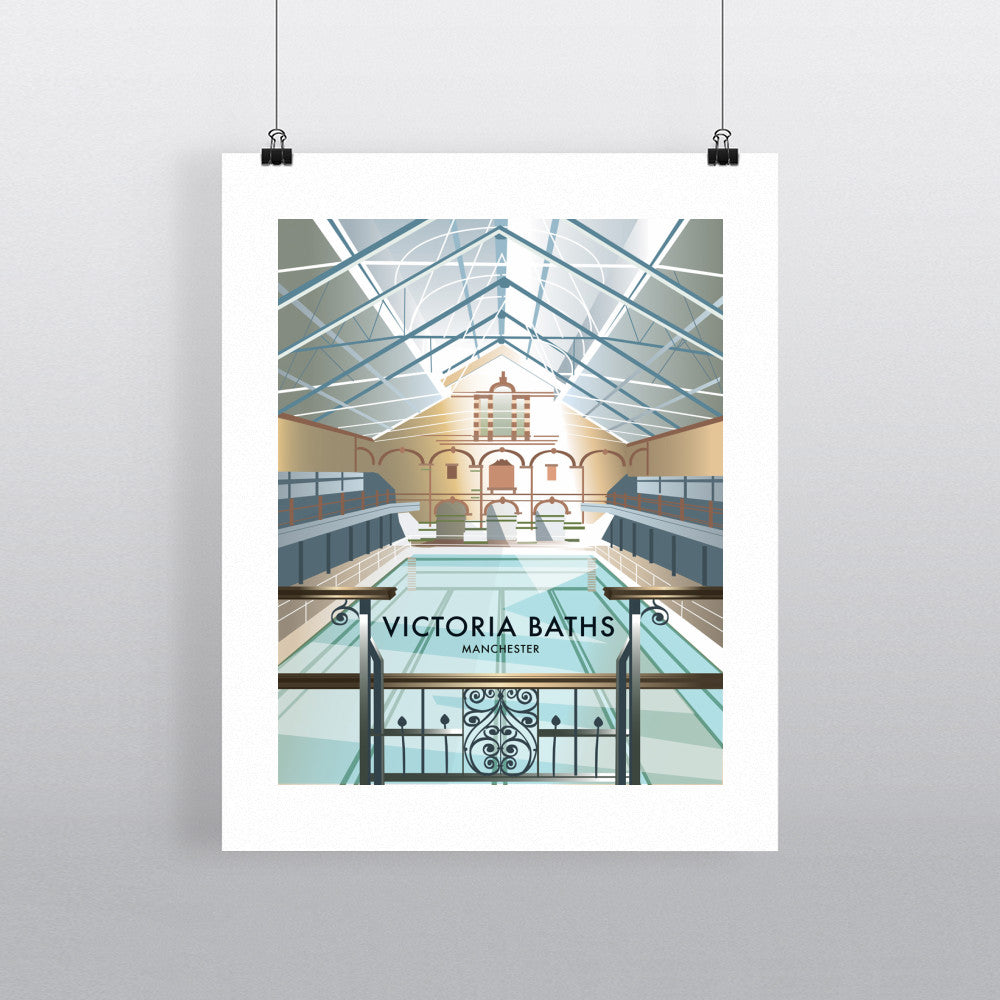 Victoria Baths, Manchester 90x120cm Fine Art Print