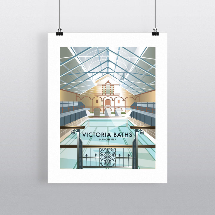 Victoria Baths, Manchester 90x120cm Fine Art Print