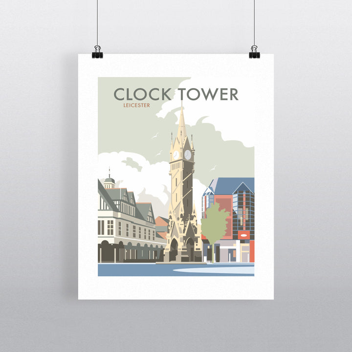Clock Tower, Leicester 90x120cm Fine Art Print