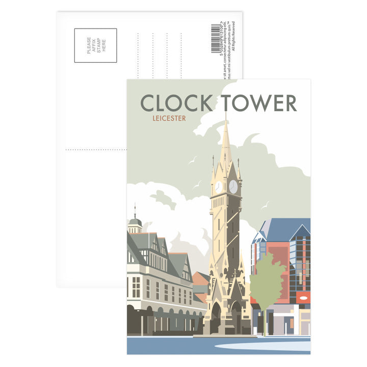 Clock Tower, Leicester Postcard Pack