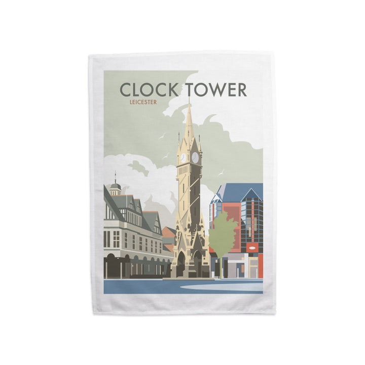Clock Tower, Leicester Tea Towel