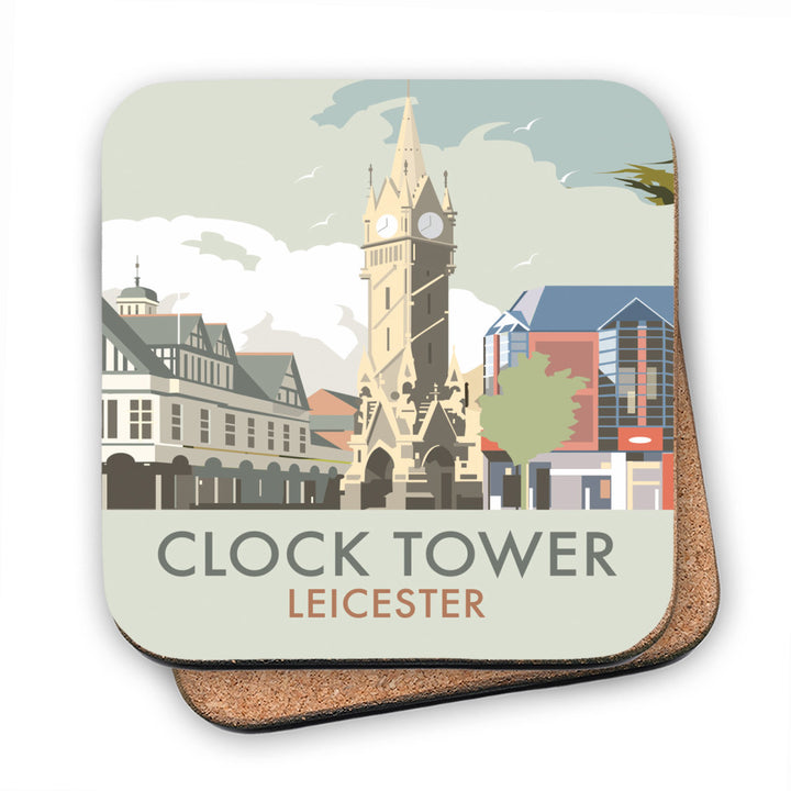 Clock Tower, Leicester MDF Coaster