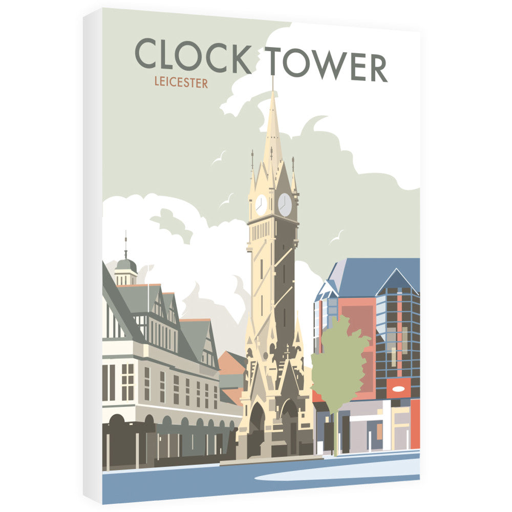 Clock Tower, Leicester 40cm x 60cm Canvas