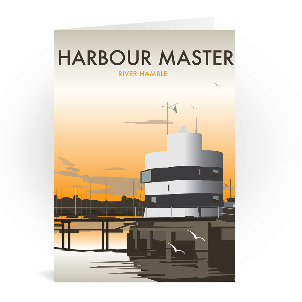Harbour Master, River Hamble Greeting Card 7x5