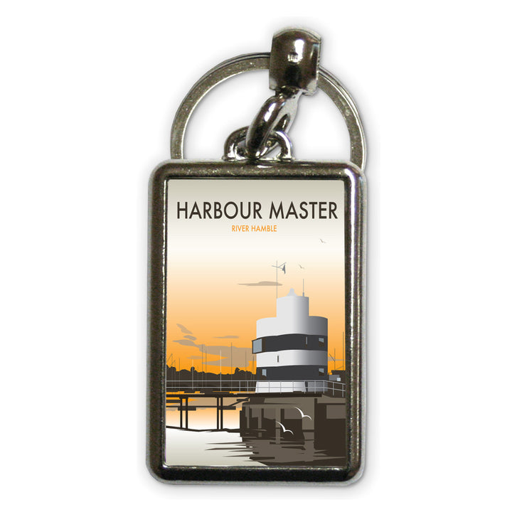 Harbour Master, River Hamble Metal Keyring