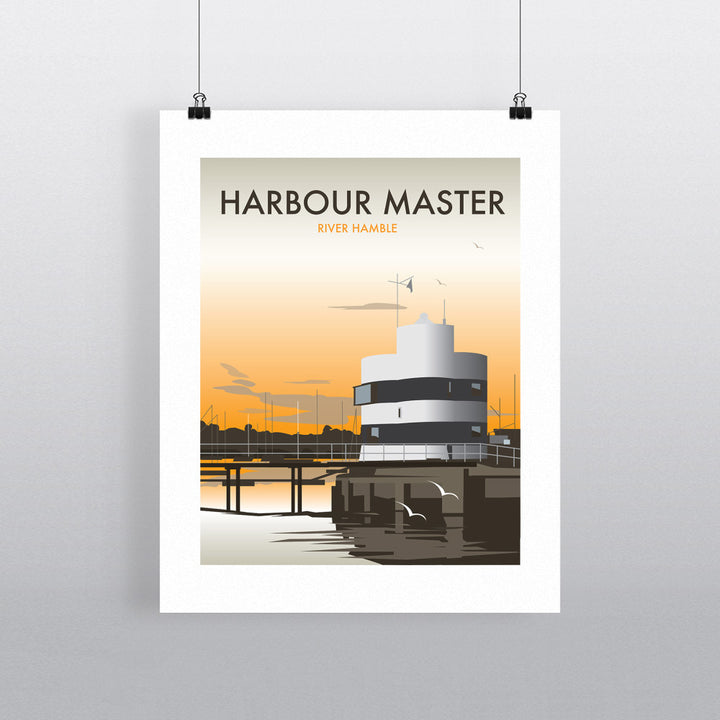 Harbour Master, River Hamble Fine Art Print