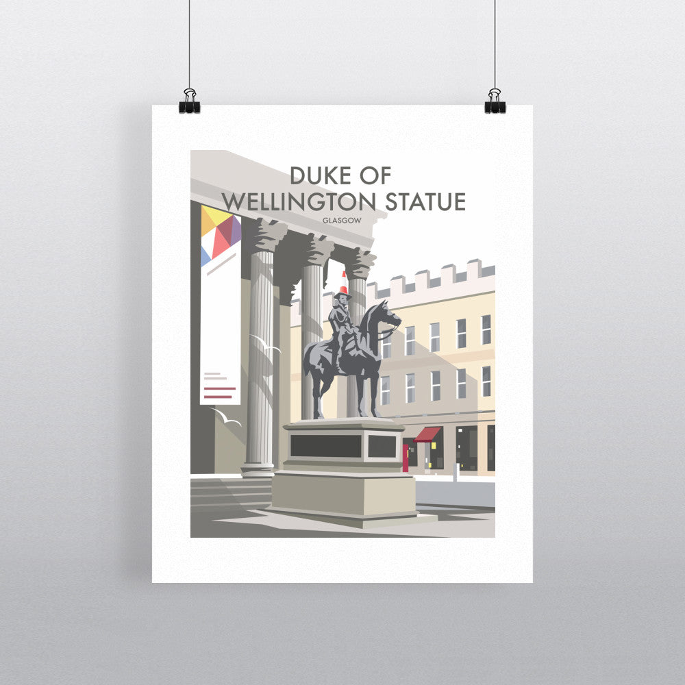 Duke Of Wellington Statue, Glasgow - Art Print