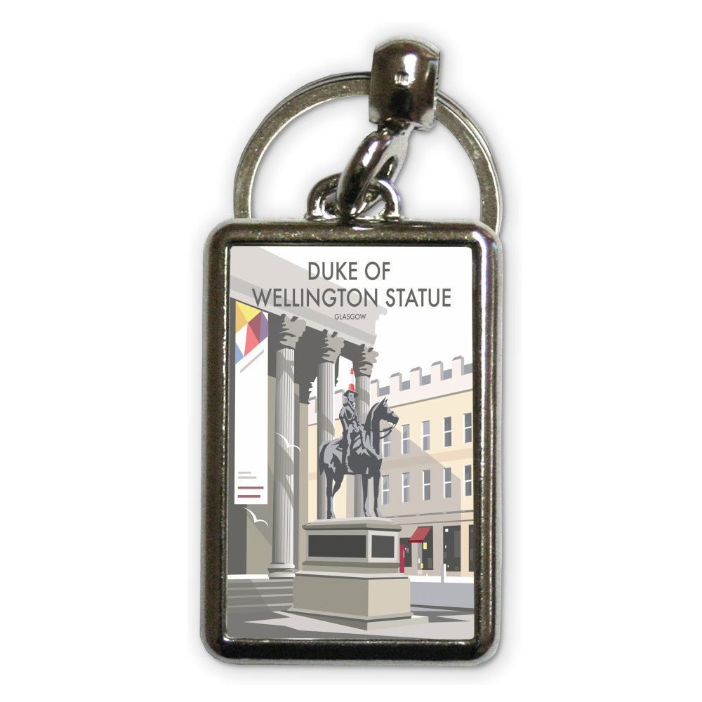 Duke Of Wellington Statue, Glasgow Metal Keyring