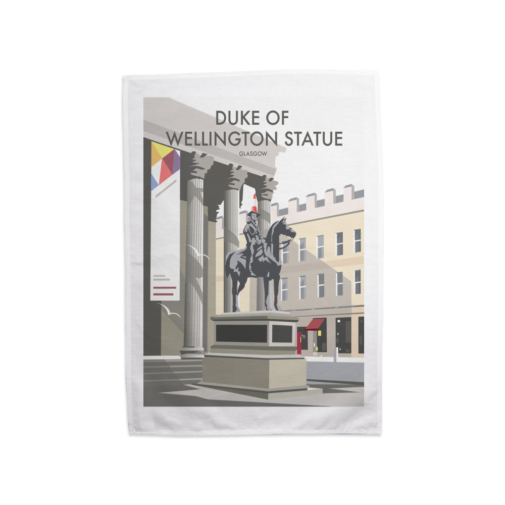 Duke Of Wellington Statue, Glasgow Tea Towel