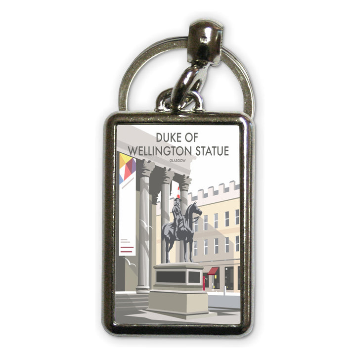 Duke Of Wellington Statue, Glasgow Metal Keyring