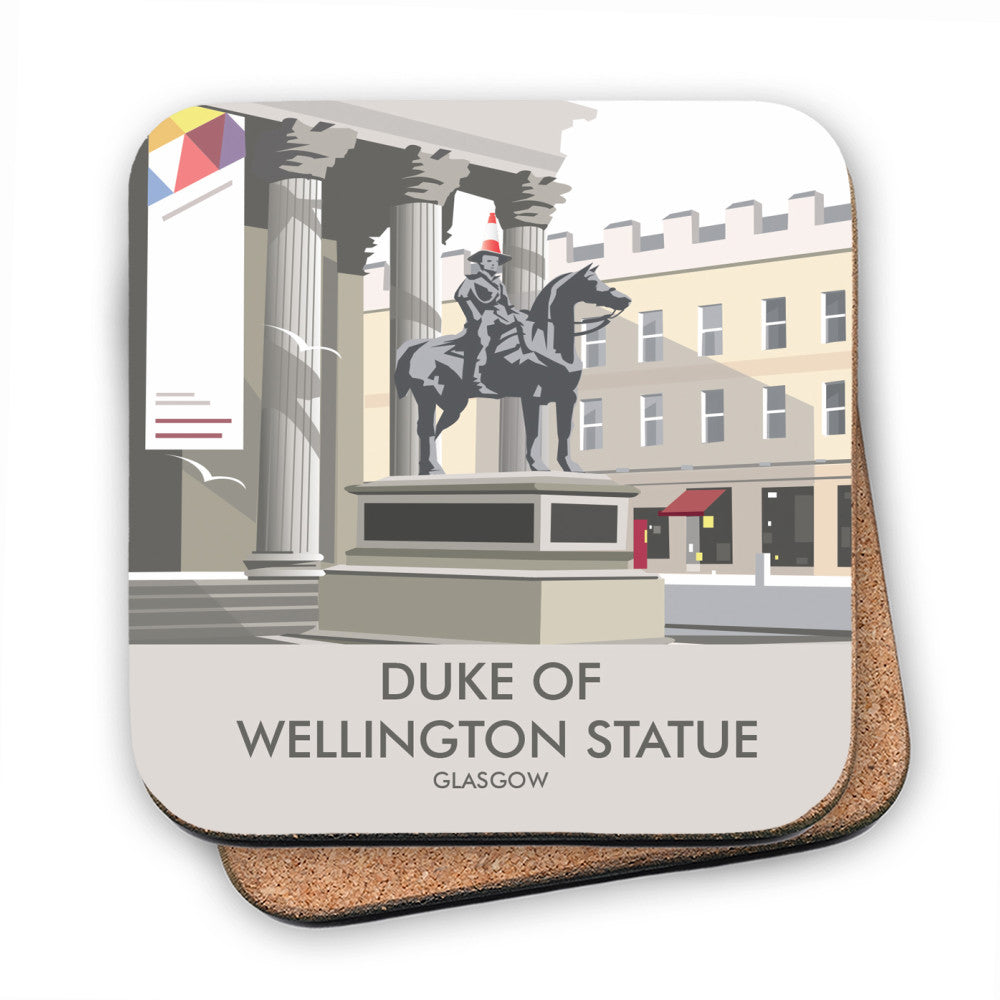Duke Of Wellington Statue, Glasgow MDF Coaster