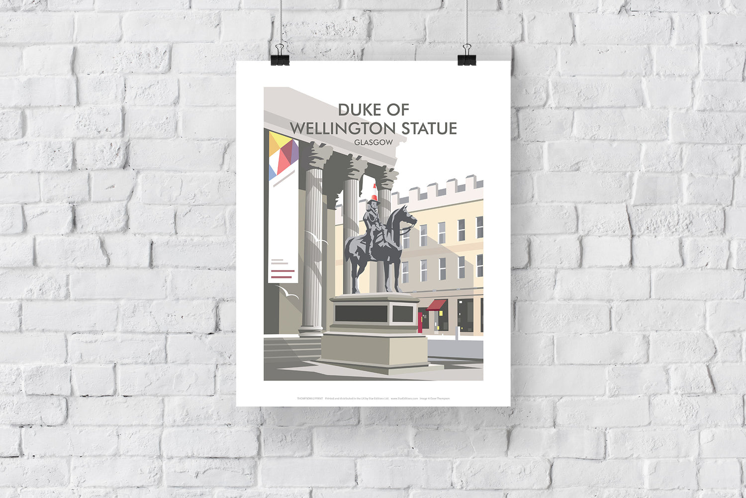 Duke Of Wellington Statue, Glasgow - Art Print