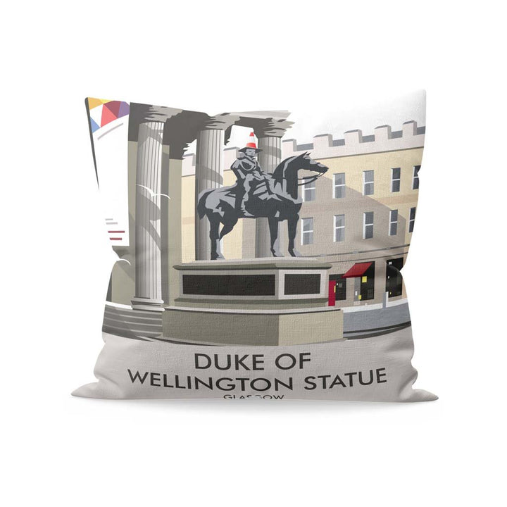 Duke Of Wellington Statue, Glasgow Fibre Filled Cushion