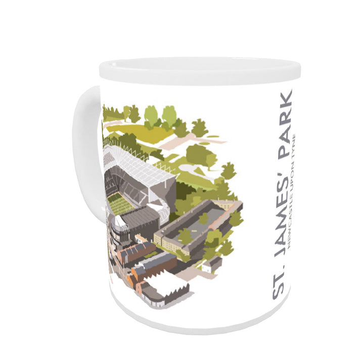 St James Park, Newcastle Upon Tyne Coloured Insert Mug