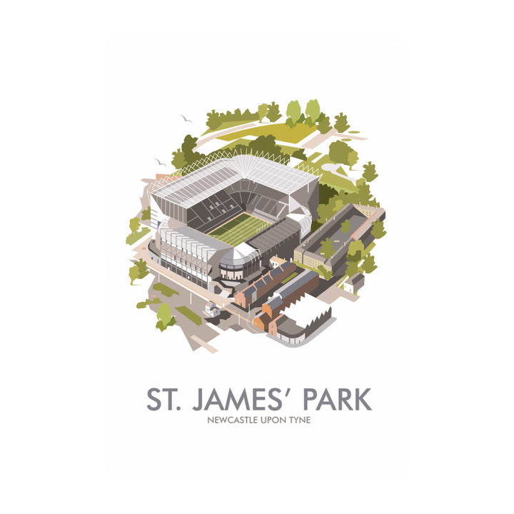 St James Park, Newcastle Upon Tyne Metal Sign