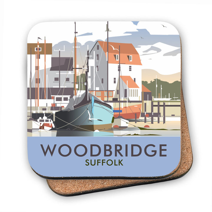 Woodbridge, Suffolk MDF Coaster
