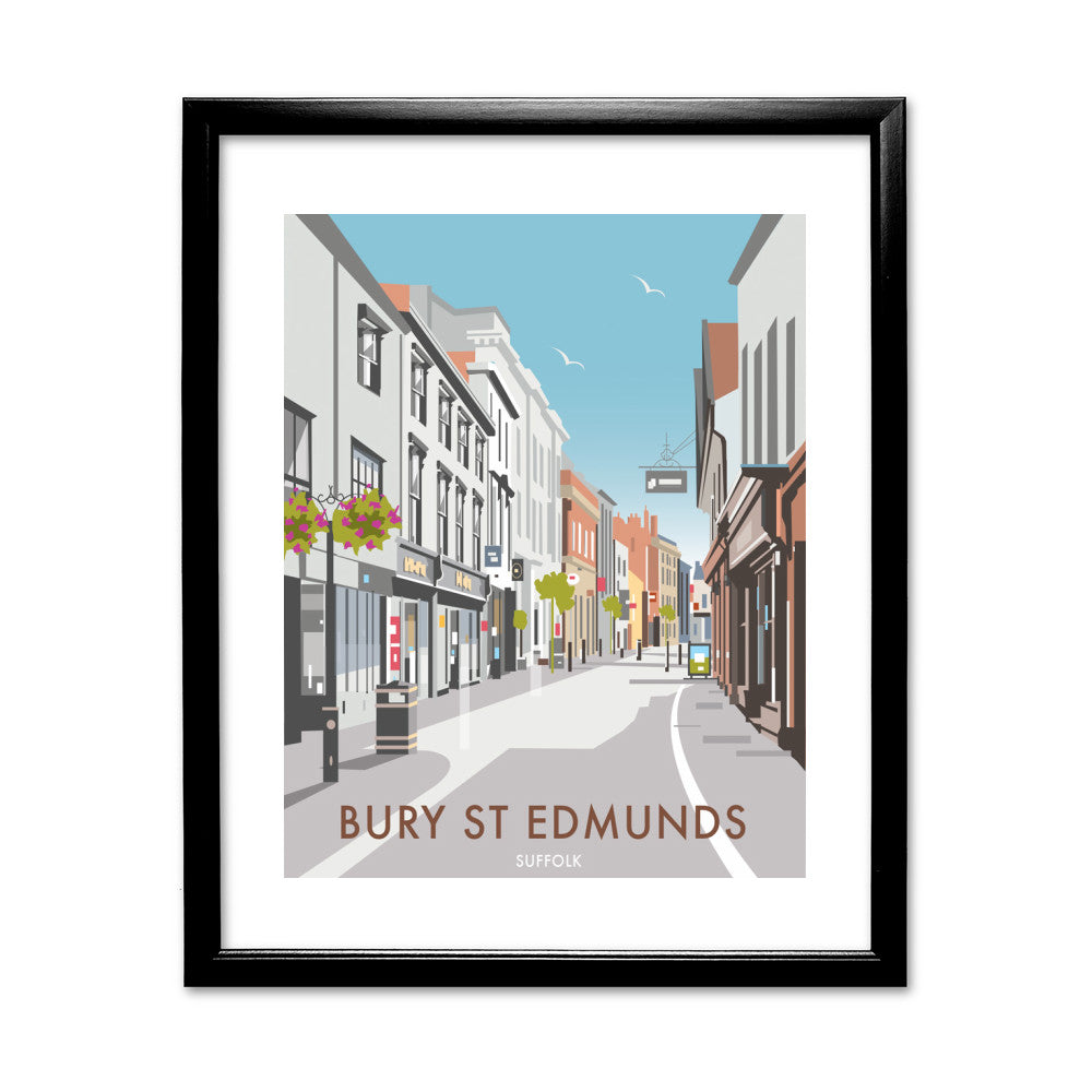 Bury St Edmunds, Suffolk - Art Print