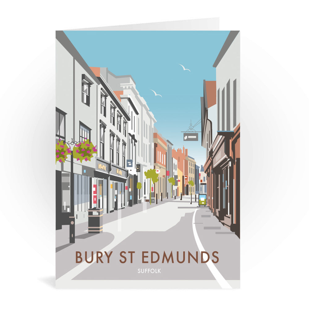 Bury St Edmunds, Suffolk Greeting Card 7x5
