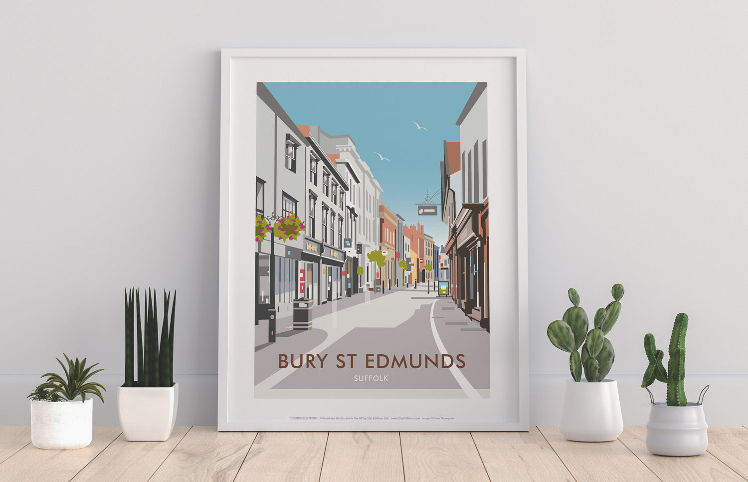 Bury St Edmunds, Suffolk - Art Print