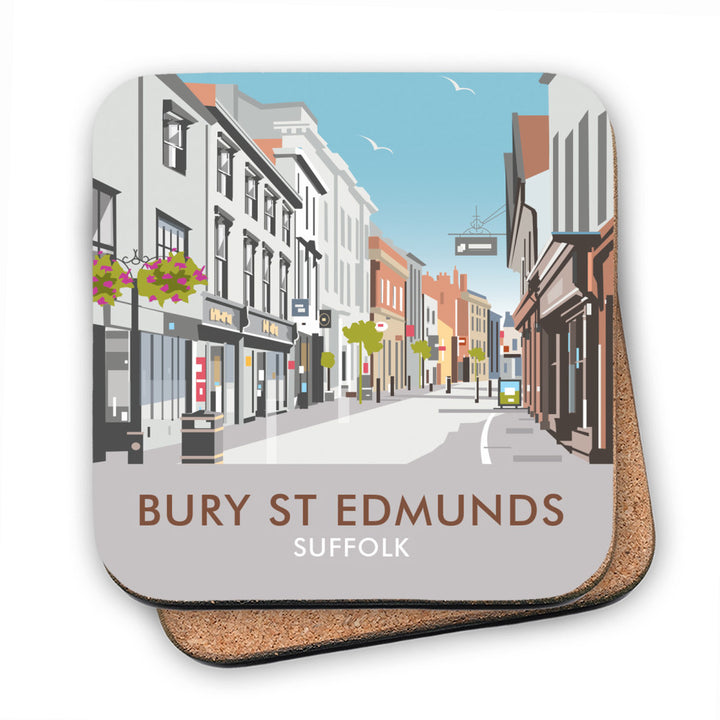 Bury St Edmunds, Suffolk MDF Coaster