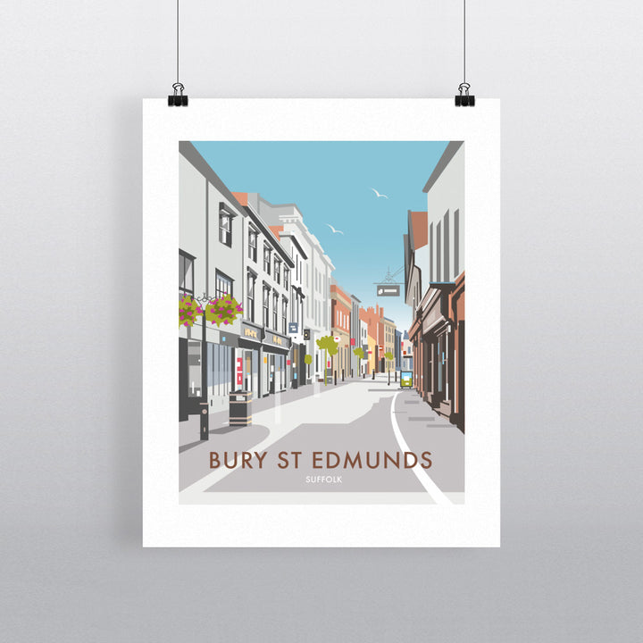 Bury St Edmunds, Suffolk 90x120cm Fine Art Print