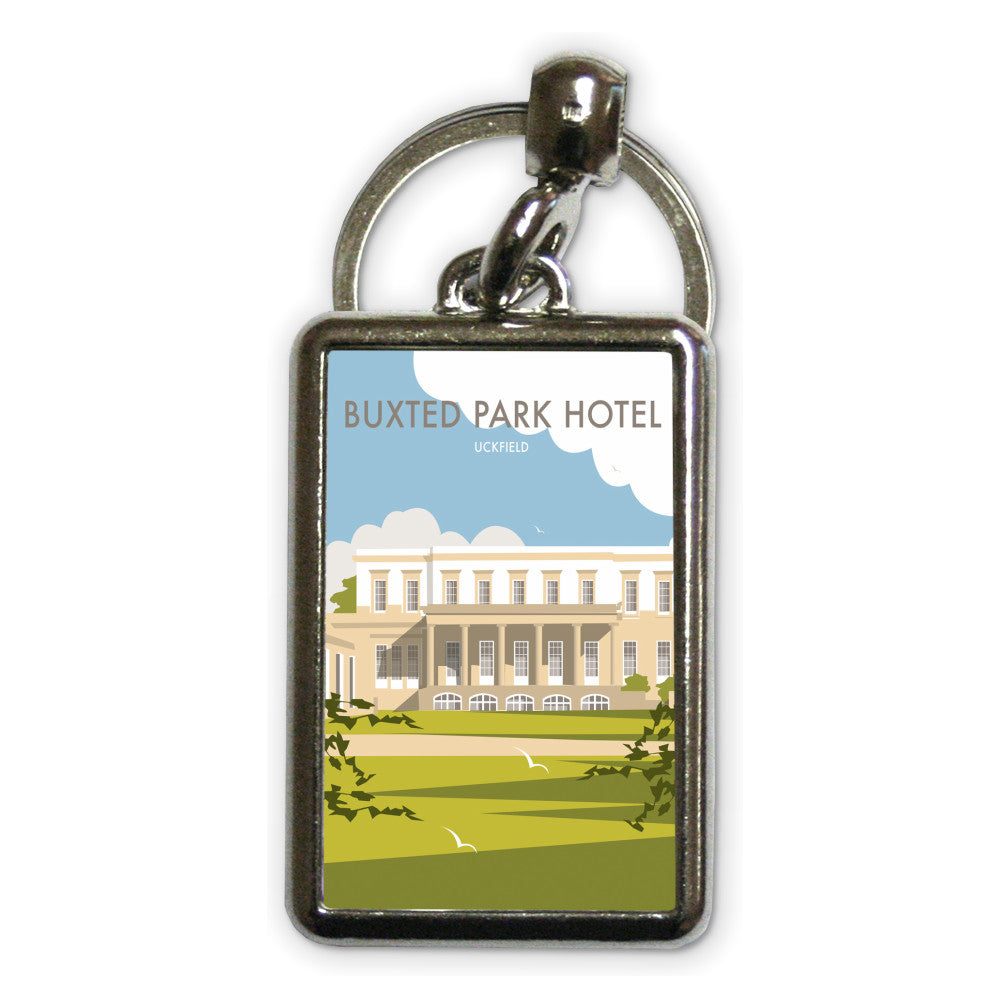Buxted Park Hotel, Uckfield Metal Keyring