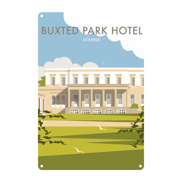 Buxted Park Hotel, Uckfield Metal Sign